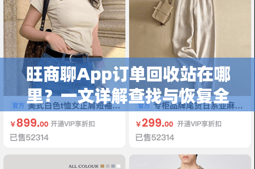 旺商聊App订单回收站在哪里？一文详解查找与恢复全攻略-第1张图片-旺商聊手机版